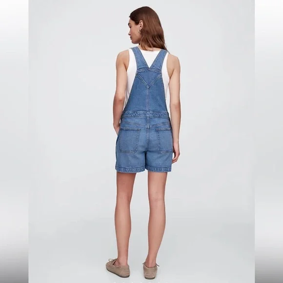 GAP Factory Denim Shortalls - Picture 2 of 7